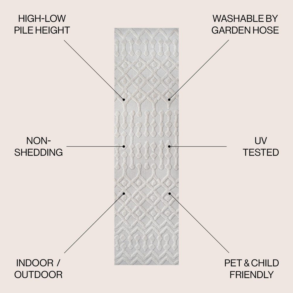 Shakespeare moroccan Diamond Indoor/outdoor Area Rug