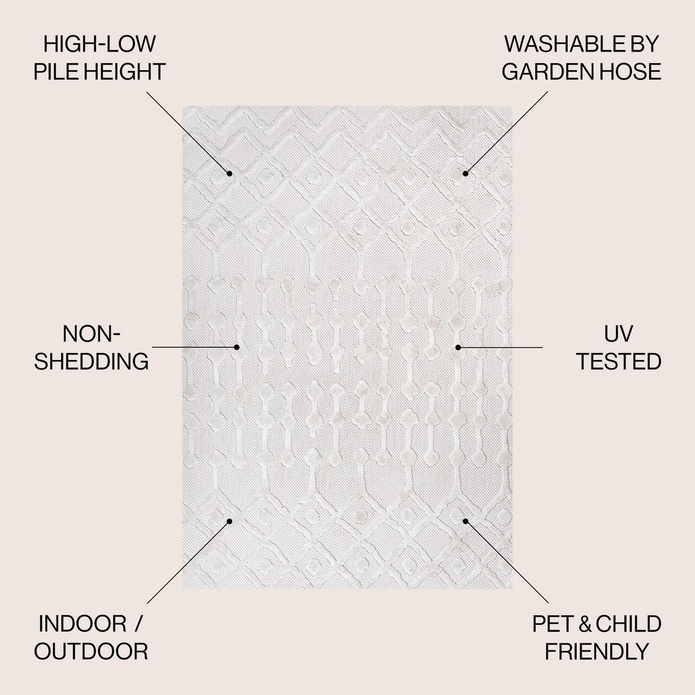 Shakespeare moroccan Diamond Indoor/outdoor Area Rug