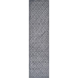 Zachariah neutral Diamond Trellis Indoor/outdoor Area Rug