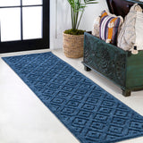 Zachariah neutral Diamond Trellis Indoor/outdoor Area Rug
