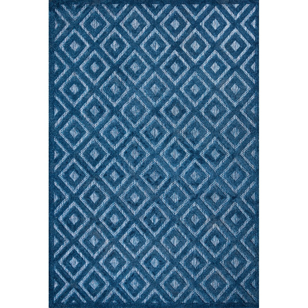 Zachariah neutral Diamond Trellis Indoor/outdoor Area Rug