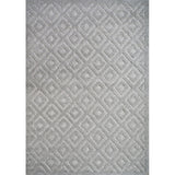 Zachariah neutral Diamond Trellis Indoor/outdoor Area Rug
