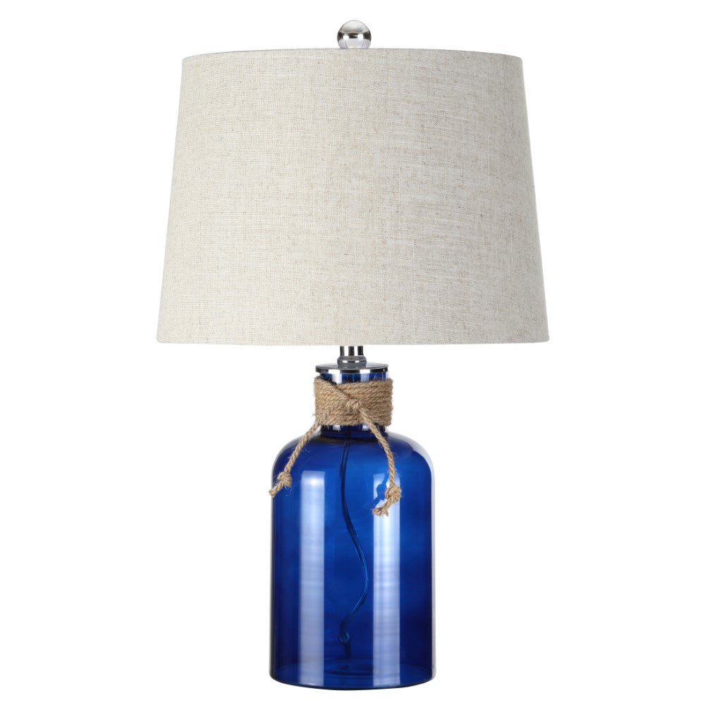 Skylar 23.5" Glass Bottle LED Table Lamp