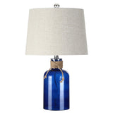 Skylar 23.5" Glass Bottle LED Table Lamp