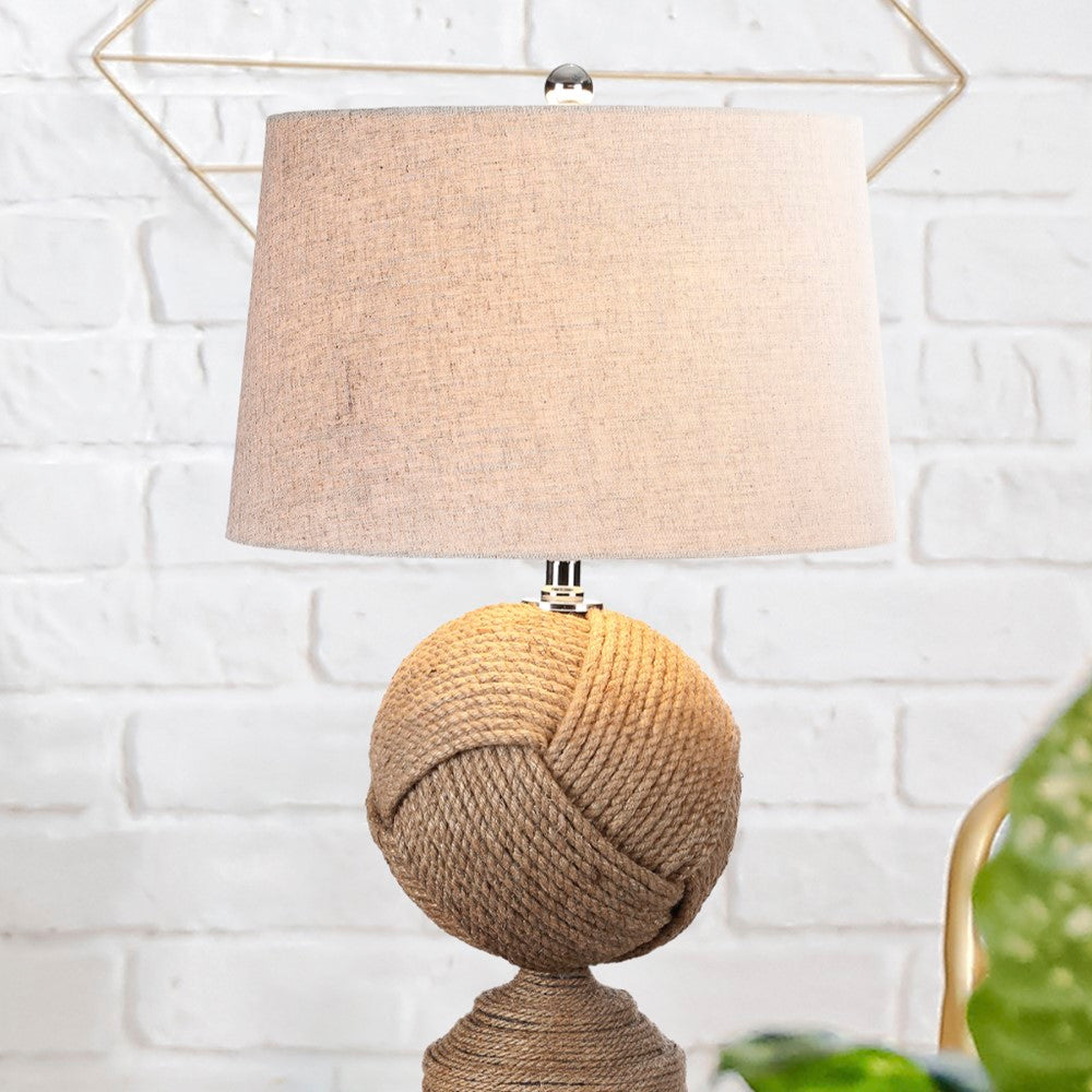 Julieta 24" Knotted Rope LED Table Lamp
