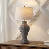 Kyla 31" Seagrass Weave LED Table Lamp