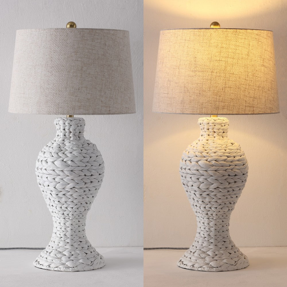 Kyla 31" Seagrass Weave LED Table Lamp