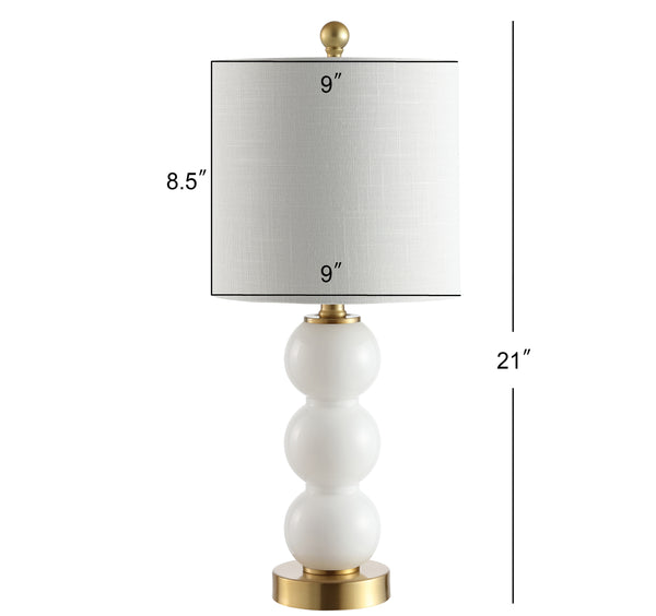 Dimension Image White/Brass Gold