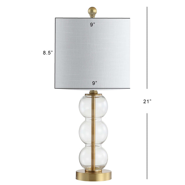 Dimension Image Clear/Brass Gold