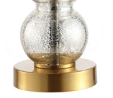 Bowery 21" Glass/Metal LED Table Lamp