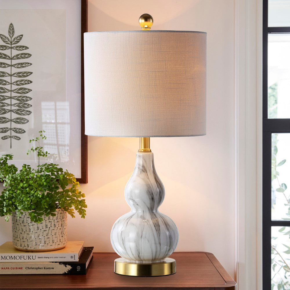 Aliza 20.5" Mini Glass LED Table Lamp