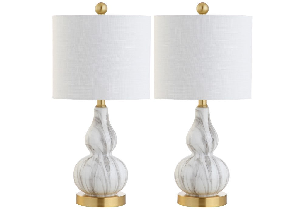 Aliza 20.5" Mini Glass LED Table Lamp