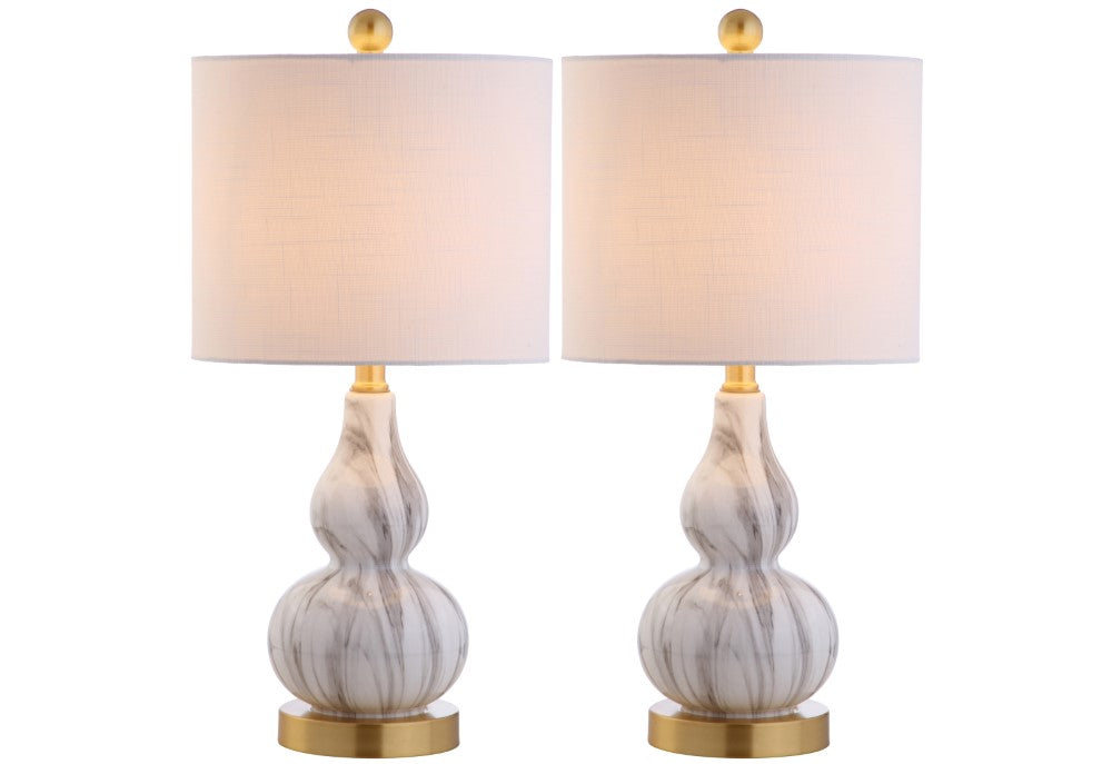 Aliza 20.5" Mini Glass LED Table Lamp