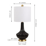 Omari 21.5" Ceramic Mini LED Table Lamp