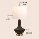 Omari 21.5" Ceramic Mini LED Table Lamp