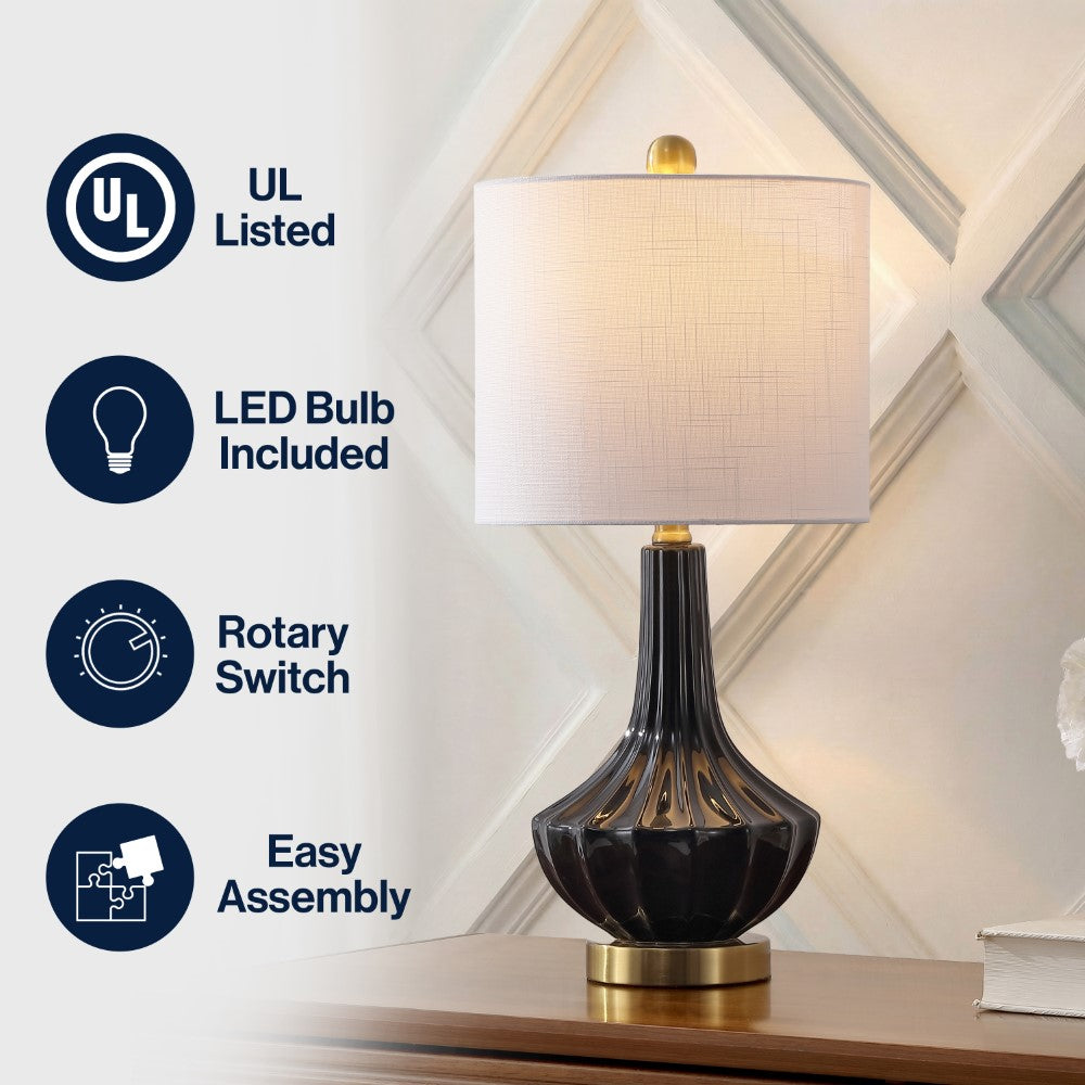 Omari 21.5" Ceramic Mini LED Table Lamp