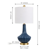 Omari 21.5" Ceramic Mini LED Table Lamp
