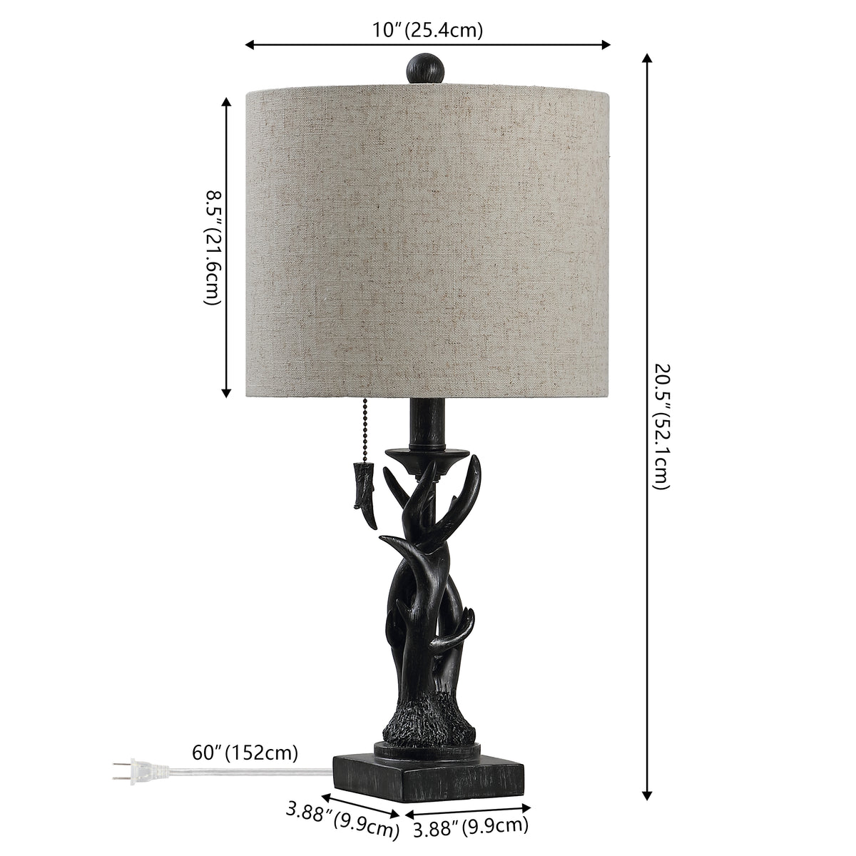 Sasha 20.5" Resin Mini LED Table Lamp