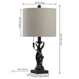 Sasha 20.5" Resin Mini LED Table Lamp