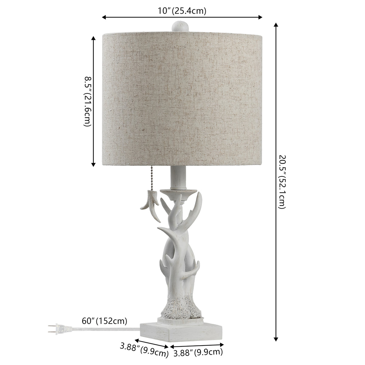 Sasha 20.5" Resin Mini LED Table Lamp