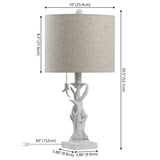 Sasha 20.5" Resin Mini LED Table Lamp