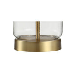 Owl 20.5" Glass/Metal LED Table Lamp