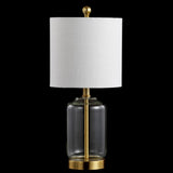 Owl 20.5" Glass/Metal LED Table Lamp