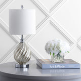 Paradise 20.5" Glass/Metal LED Table Lamp