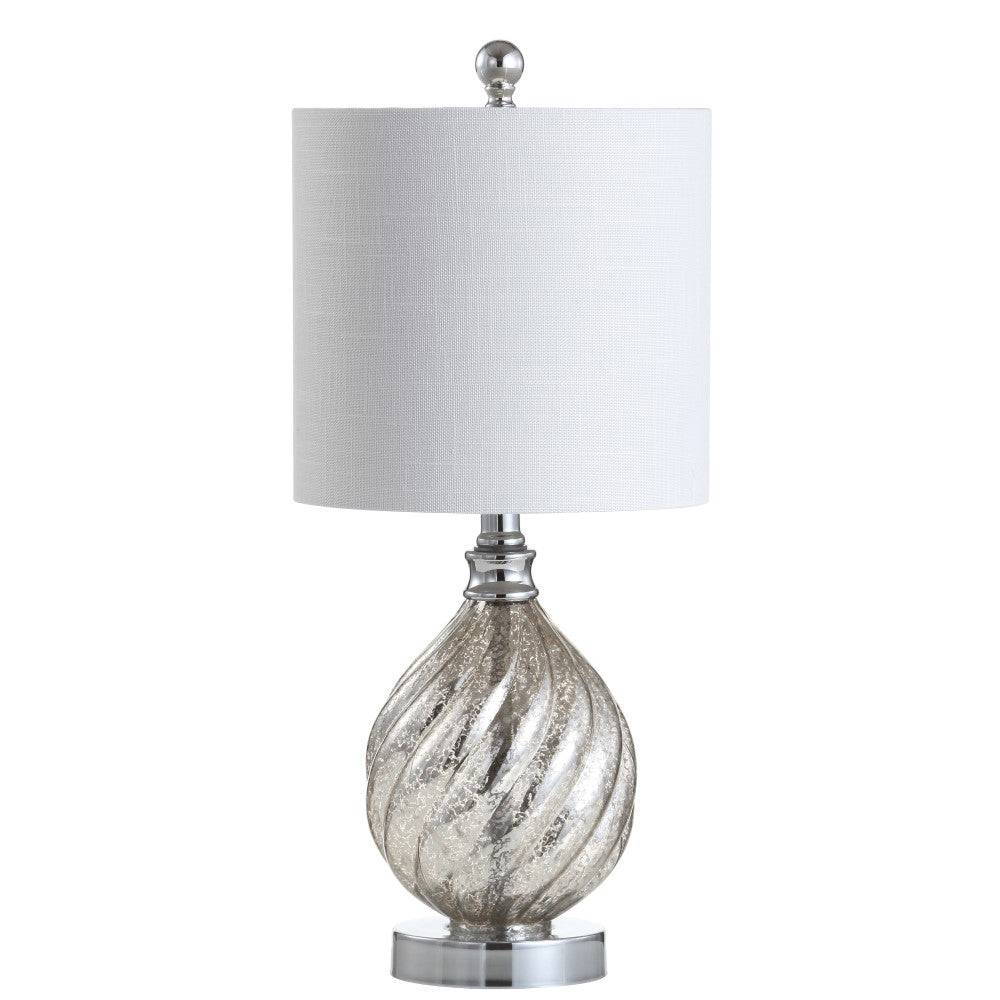 Paradise 20.5" Glass/Metal LED Table Lamp