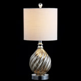 Paradise 20.5" Glass/Metal LED Table Lamp