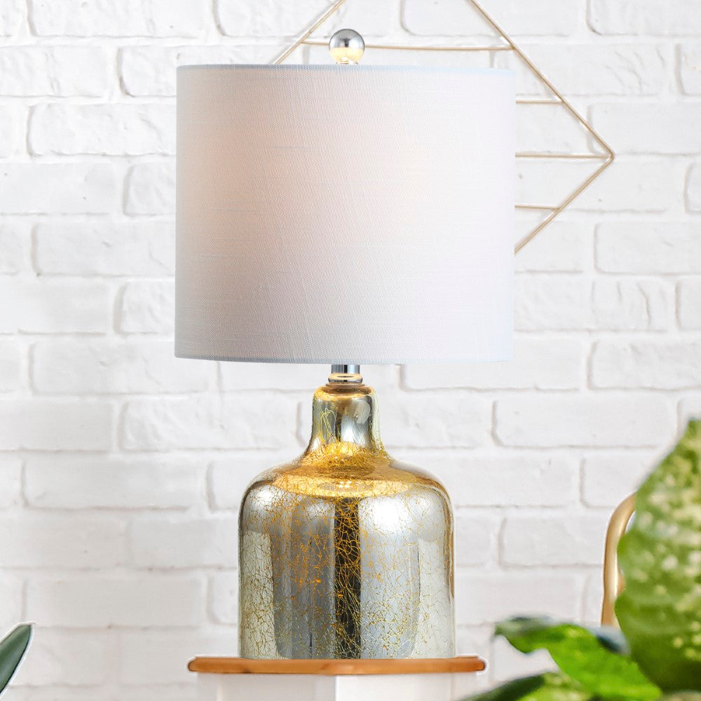 Javor 19" Glass Bell LED Table Lamp