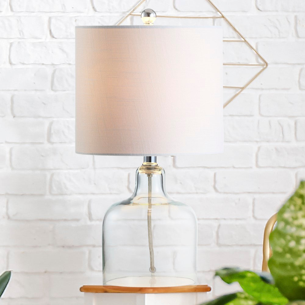 Javor 19" Glass Bell LED Table Lamp
