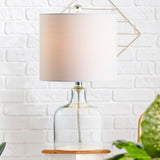 Javor 19" Glass Bell LED Table Lamp