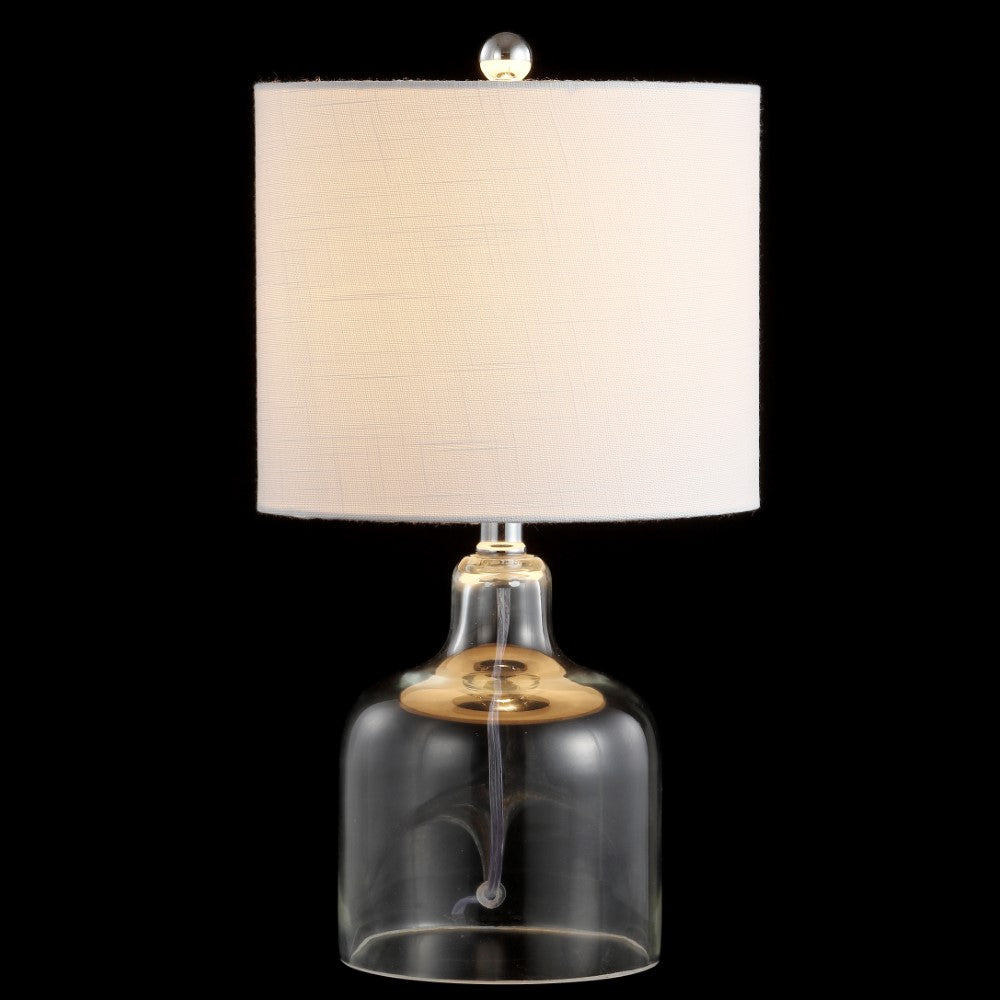 Javor 19" Glass Bell LED Table Lamp