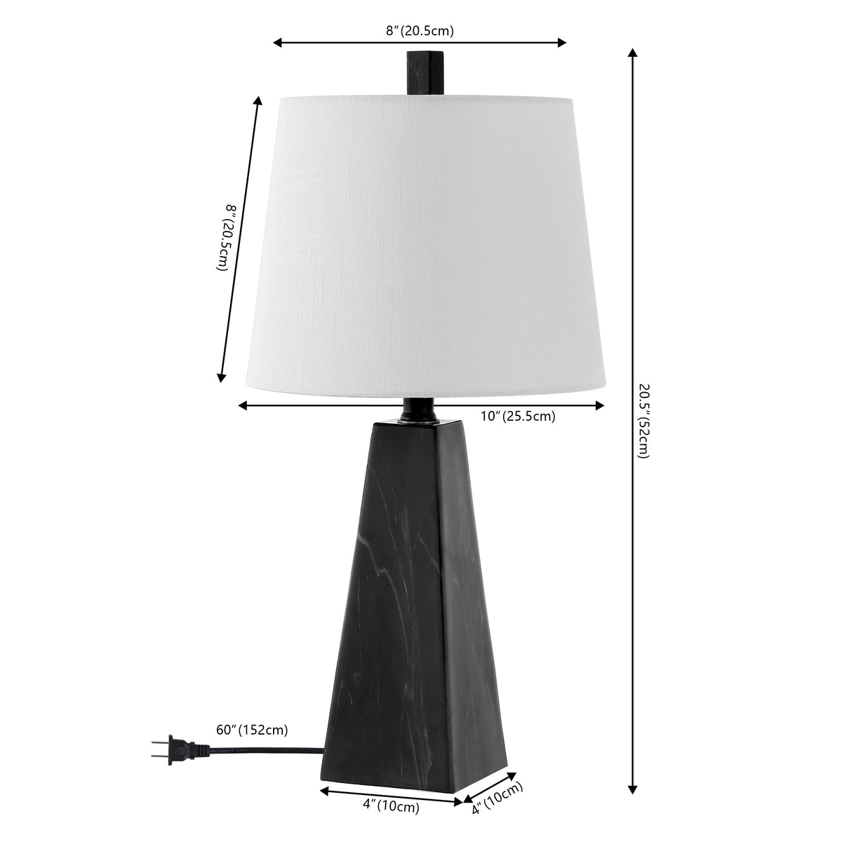 Pigalle 20.5" Resin LED Table Lamp
