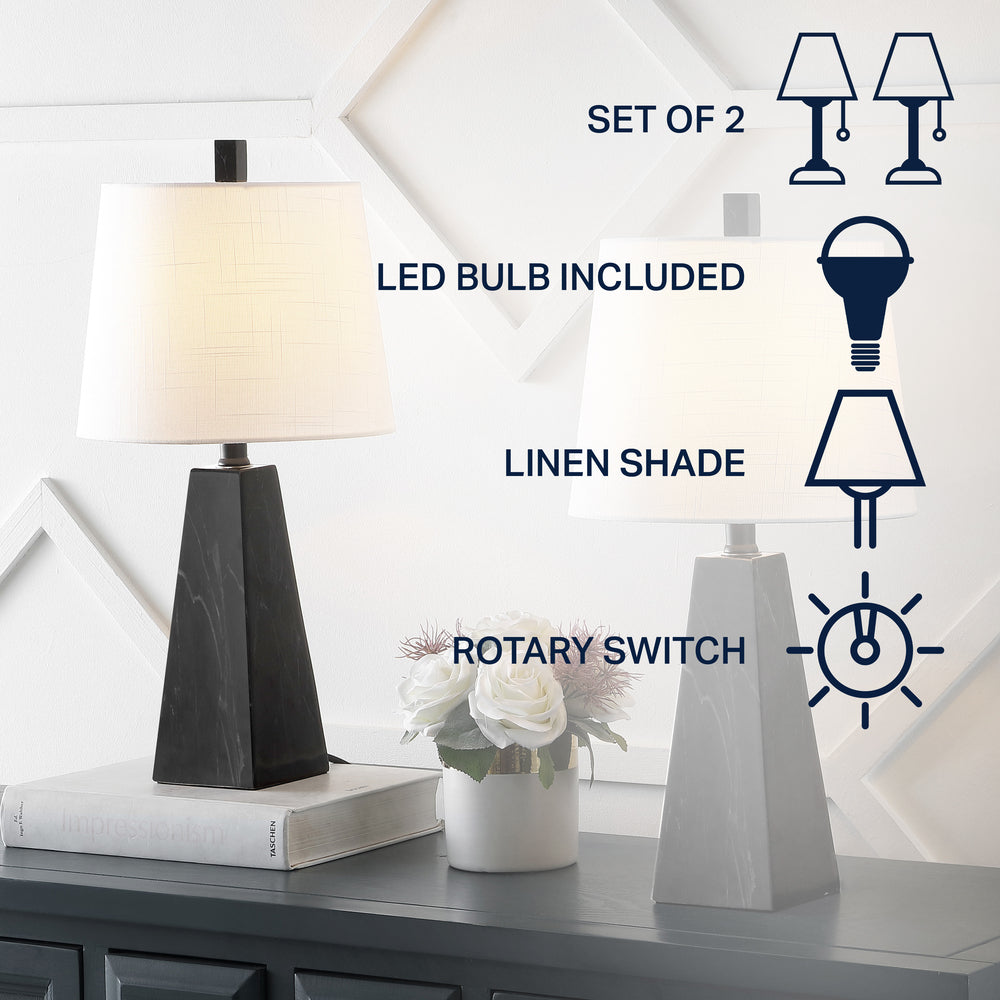Pigalle 20.5" Resin LED Table Lamp