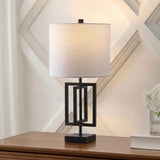 Budgie 20.25" Metal/Marble LED Table Lamp