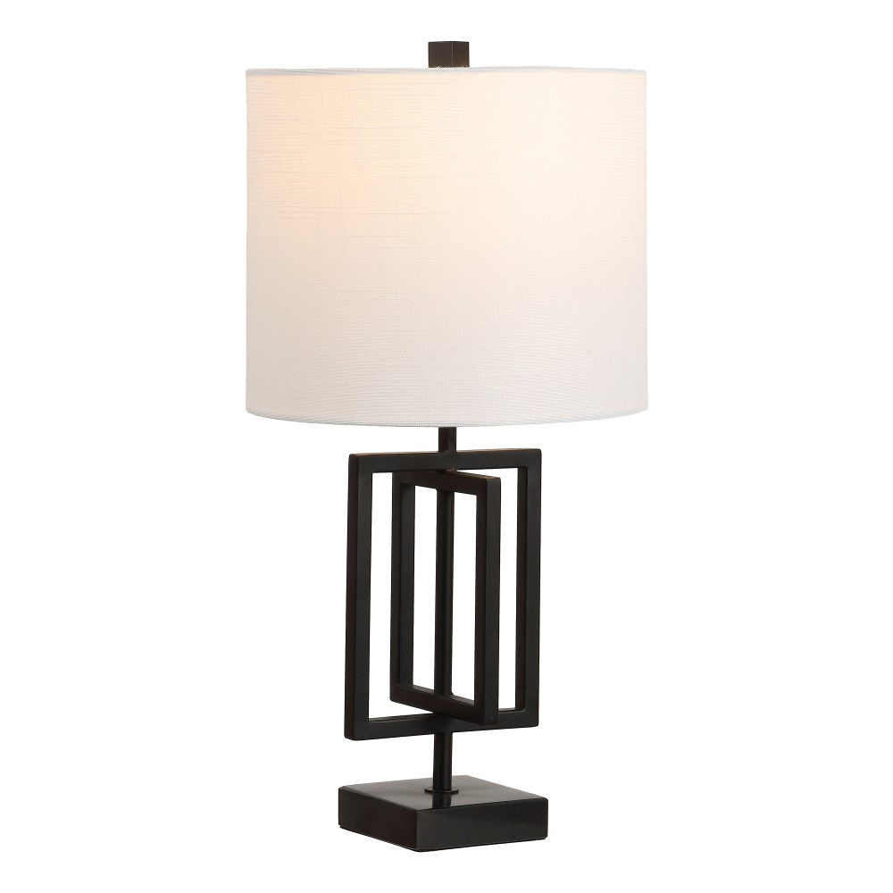 Budgie 20.25" Metal/Marble LED Table Lamp