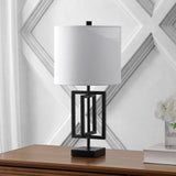 Budgie 20.25" Metal/Marble LED Table Lamp