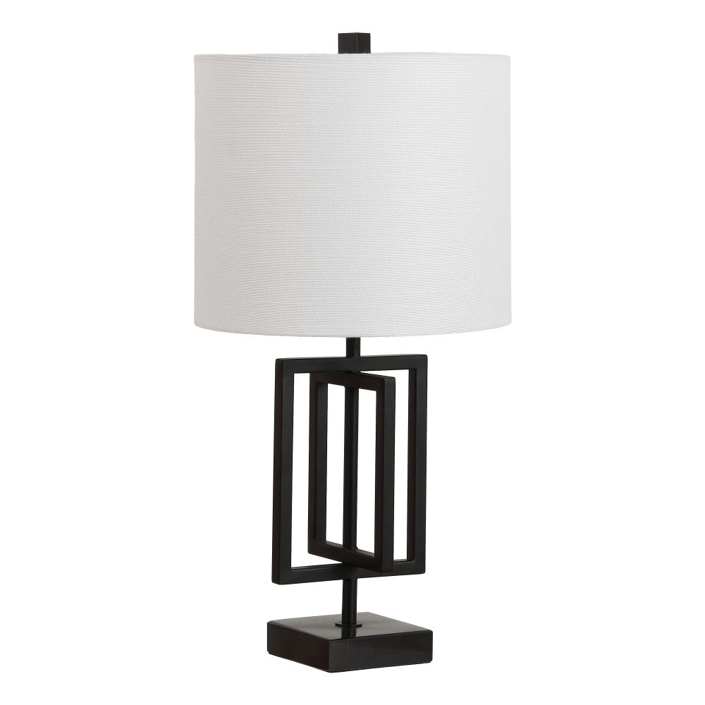 Budgie 20.25" Metal/Marble LED Table Lamp