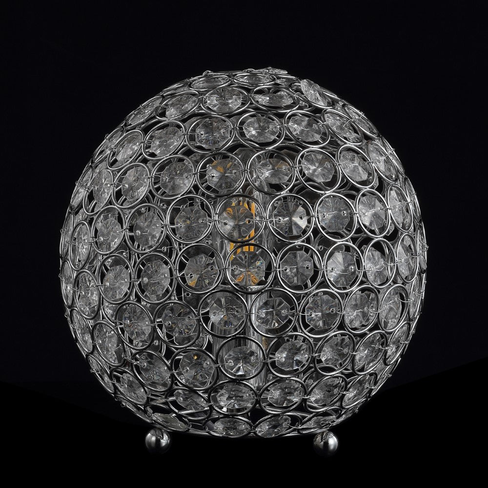 Budgerigar 8.25" Acrylic/Metal LED Table Lamp