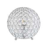 Budgerigar 8.25" Acrylic/Metal LED Table Lamp