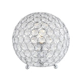 Budgerigar 8.25" Acrylic/Metal LED Table Lamp