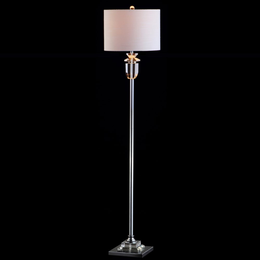 Jazmine 63" Crystal/Metal LED Floor Lamp