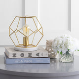 Buzzard 10" Metal/Marble LED Table Lamp