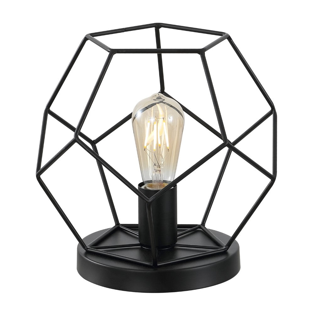 Buzzard 10" Metal/Marble LED Table Lamp