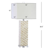 Rose 30.5" Seashell/Crystal LED Table Lamp