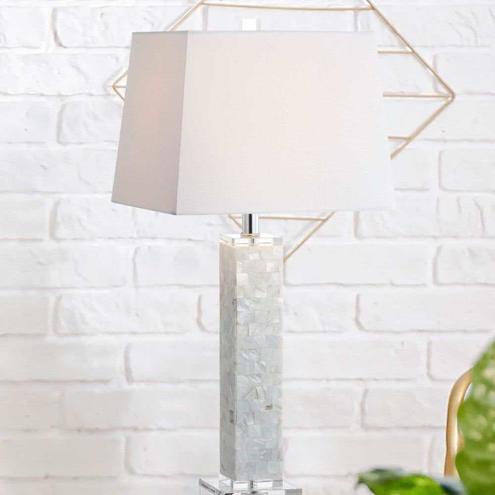 Jerry 28.5" Seashell LED Table Lamp, Set of 2