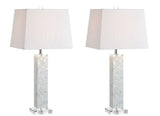 Jerry 28.5" Seashell LED Table Lamp, Set of 2
