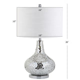 Dax 26" Mirrored Mosaic LED Table Lamp